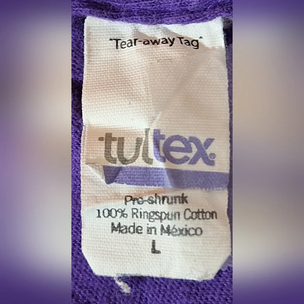TULTEX t-shirt Size L - Picture 7 of 8